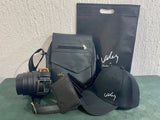 1.Kit de Vélez Cuero – Bandolera + Correa + Billetera + Gorra