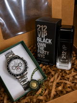 6. Combo Perfume 212 VIP Black + Reloj Daytona