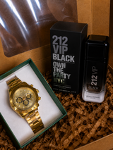 6. Combo Perfume 212 VIP Black + Reloj Daytona