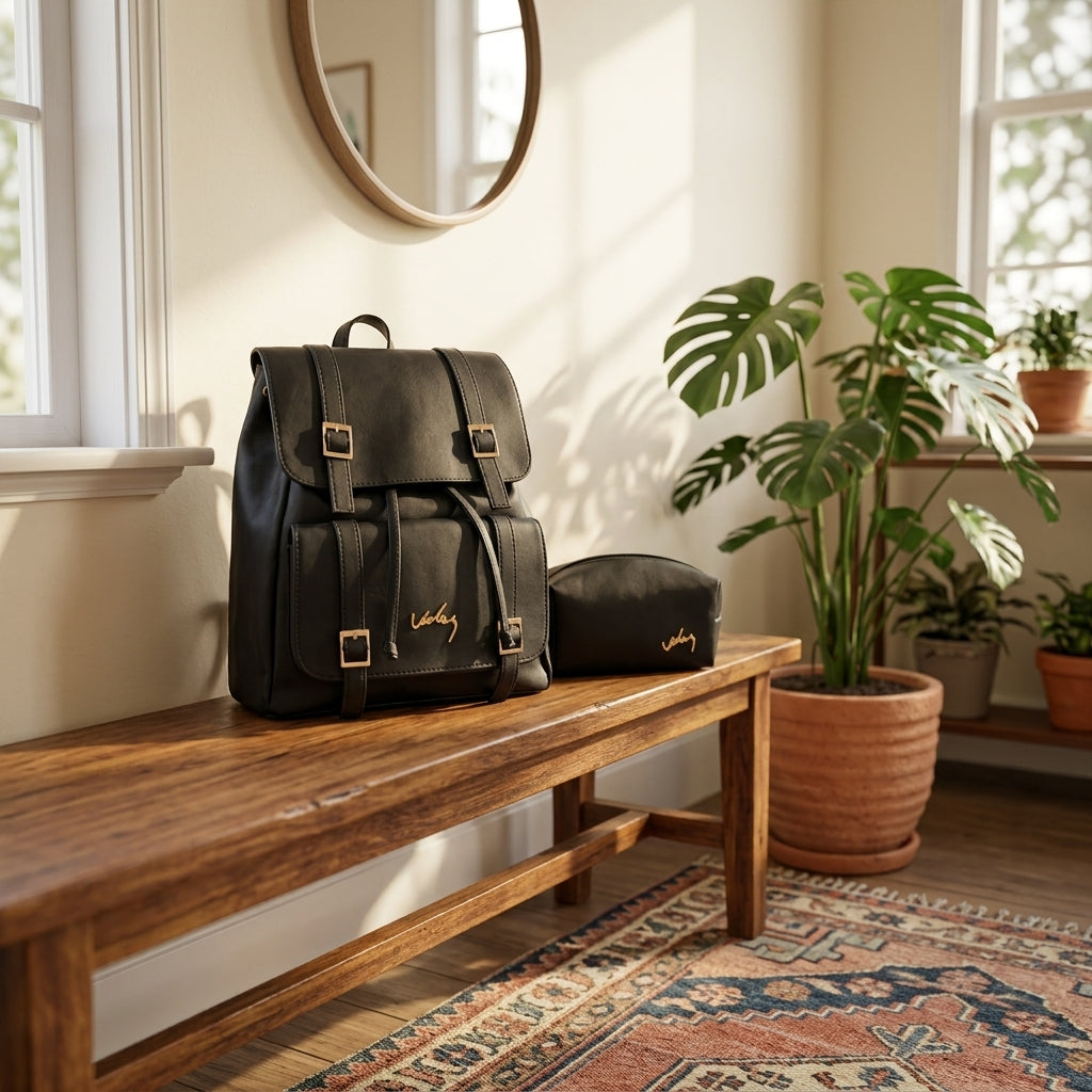 4. Kit de Vélez - Morral + Cosmetiquera