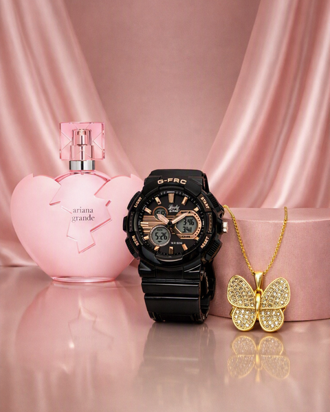 5. Combo de Perfume Ariana Grande+Reloj+Pulsera
