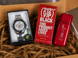 3. Combo Perfume 212 CH VIP RED + Reloj Daytona