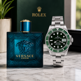 12.Combo Versace Eros + Rolex Submariner