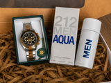 4. Combo Perfume 212 MEN Aqcue + Reloj Daytona